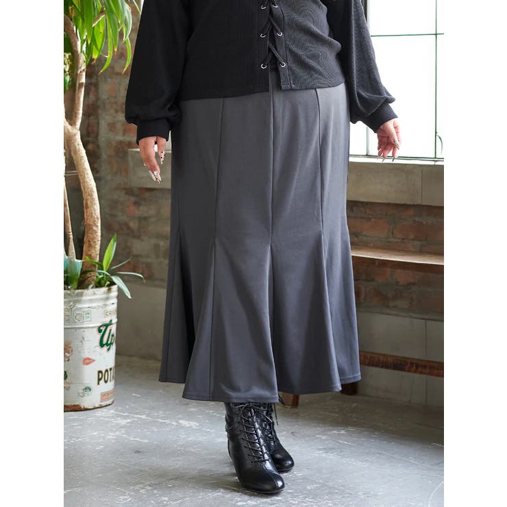 【Kannaコラボ】カットマーメイドスカート | Re-J＆SUPURE | 詳細画像3 