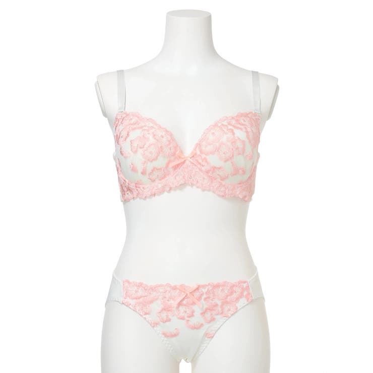 [D85-I95］フラワーブーケレースブラ＆ショーツ(モールドカップ) | Re-J＆SUPURE | 詳細画像2 