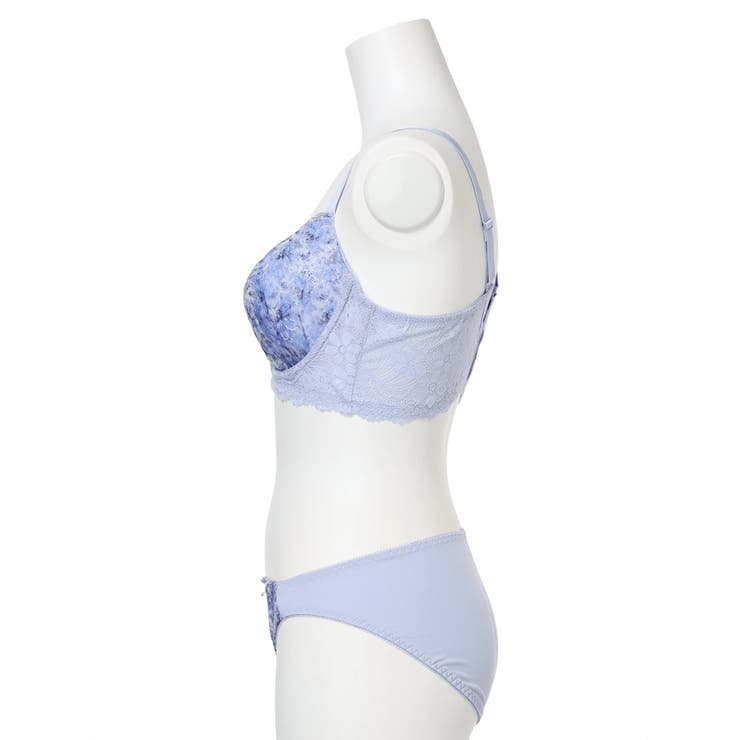 【脇高】[D85 I95］フラワープリントレースブラ＆ショーツ(モールドカップ) | Re-J＆SUPURE | 詳細画像5 