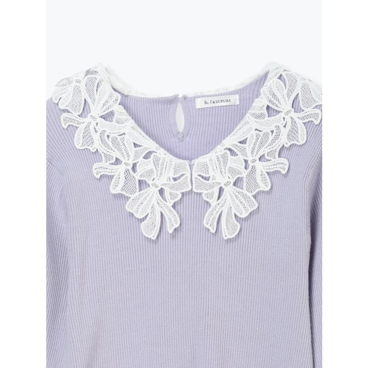 レース襟ニットトップス | Re-J＆SUPURE | 詳細画像33 