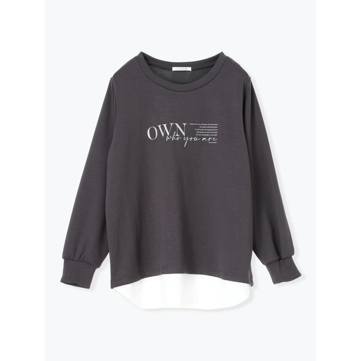 シルキーダンボールシャツレイヤード風プルオーバー | Re-J＆SUPURE | 詳細画像24 