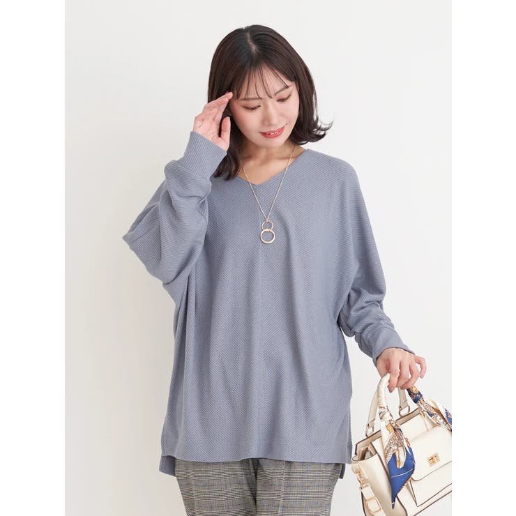 アクセサリー付きVネックトップス | Re-J＆SUPURE | 詳細画像3 