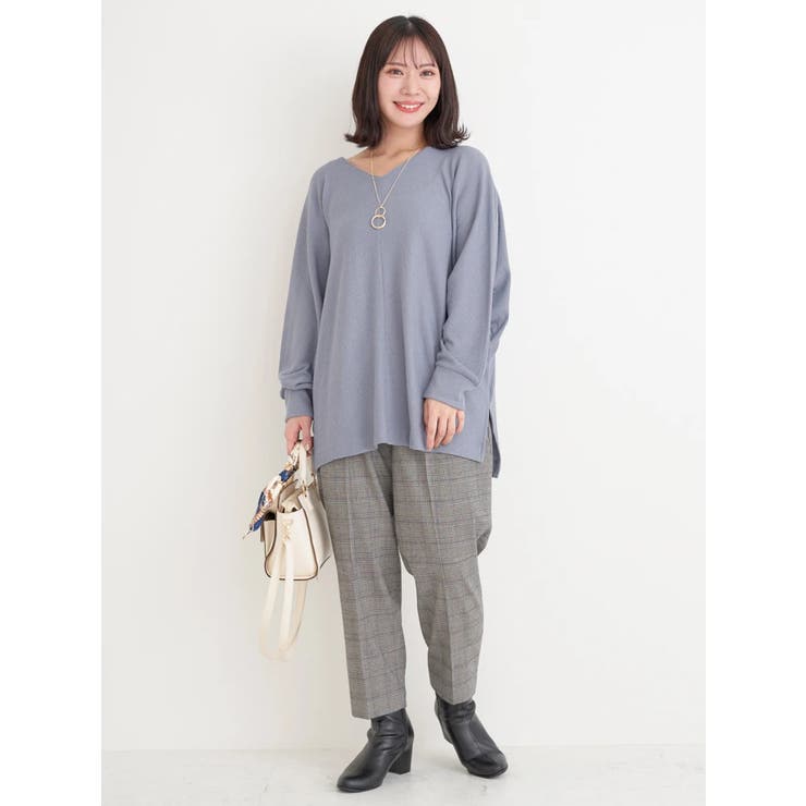 アクセサリー付きVネックトップス | Re-J＆SUPURE | 詳細画像6 