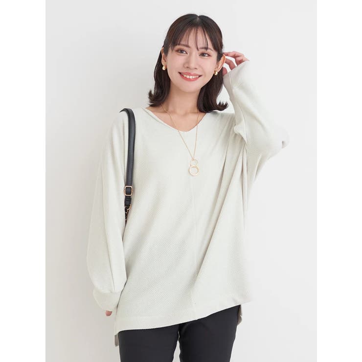 アクセサリー付きVネックトップス | Re-J＆SUPURE | 詳細画像11 