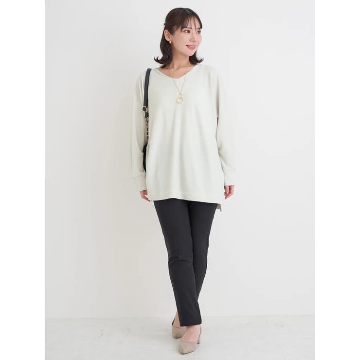 アクセサリー付きVネックトップス | Re-J＆SUPURE | 詳細画像15 