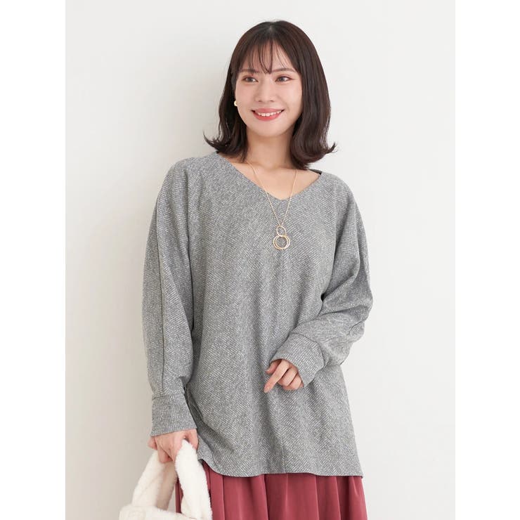 アクセサリー付きVネックトップス | Re-J＆SUPURE | 詳細画像19 