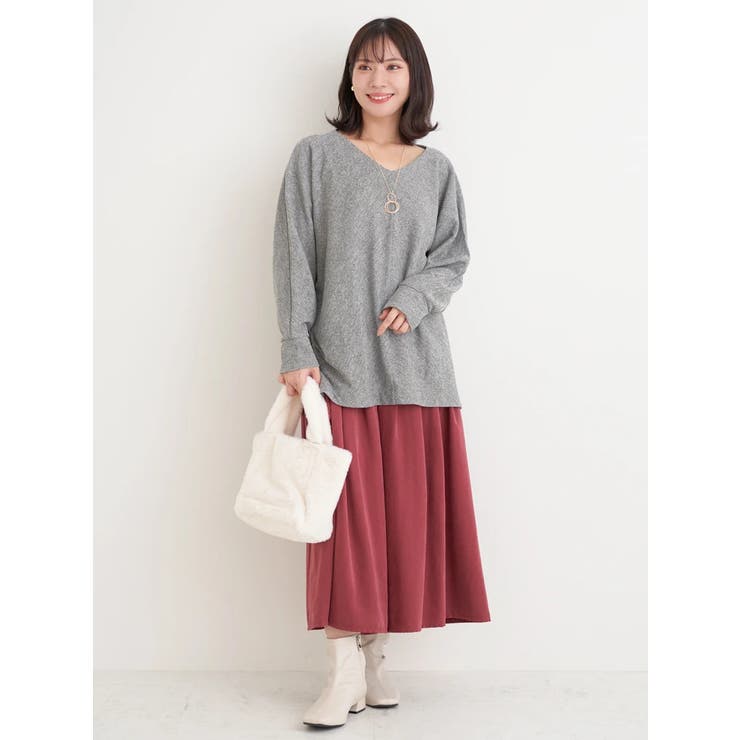 アクセサリー付きVネックトップス | Re-J＆SUPURE | 詳細画像23 