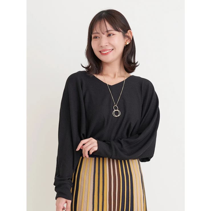 アクセサリー付きVネックトップス | Re-J＆SUPURE | 詳細画像26 