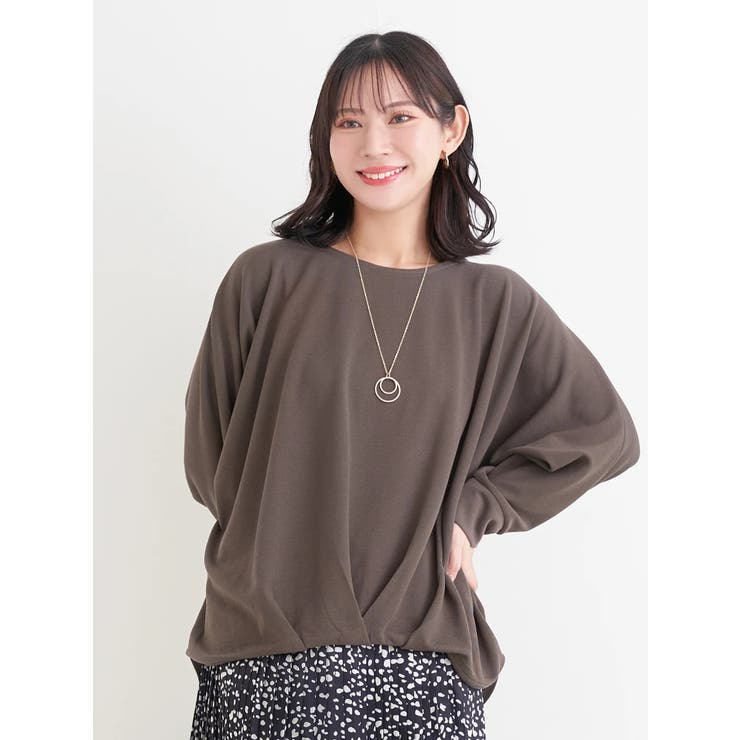 アクセサリー付き裾タックドルマンプルオーバー | Re-J＆SUPURE | 詳細画像2 