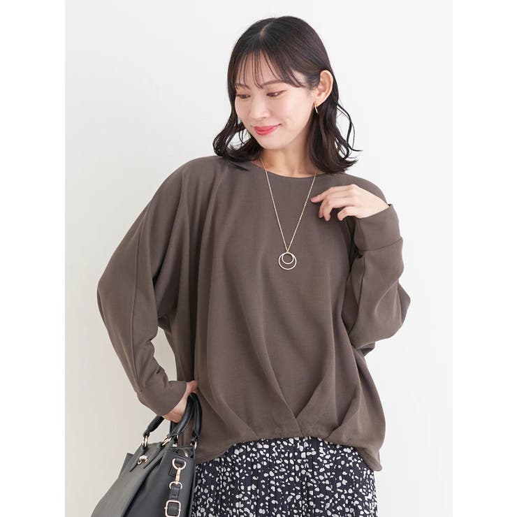 アクセサリー付き裾タックドルマンプルオーバー | Re-J＆SUPURE | 詳細画像3 