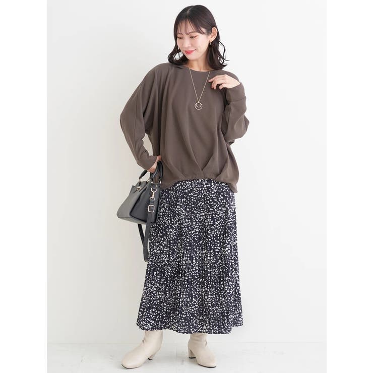 アクセサリー付き裾タックドルマンプルオーバー | Re-J＆SUPURE | 詳細画像5 