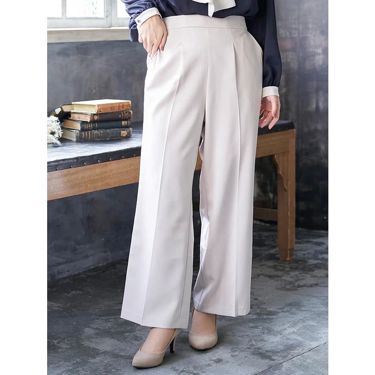 【マルチストレッチ】ストレートパンツ（セットアップ可) | Re-J＆SUPURE | 詳細画像1 