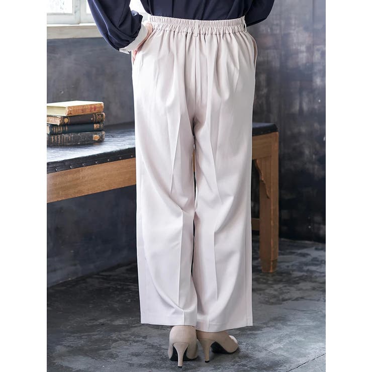 【マルチストレッチ】ストレートパンツ（セットアップ可) | Re-J＆SUPURE | 詳細画像4 