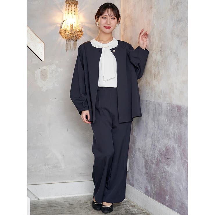 【マルチストレッチ】ストレートパンツ（セットアップ可) | Re-J＆SUPURE | 詳細画像32 