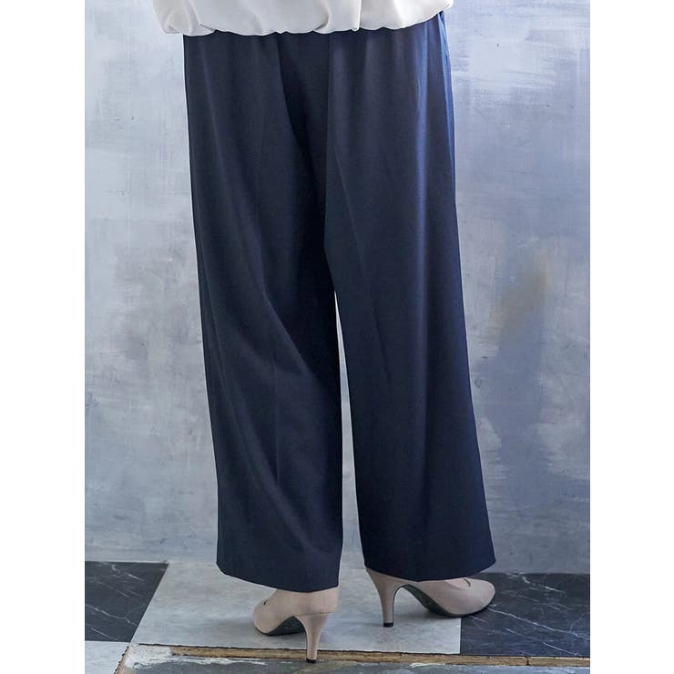 【ストレッチツイル】ワイドパンツ(セットアップ可) | Re-J＆SUPURE | 詳細画像16 