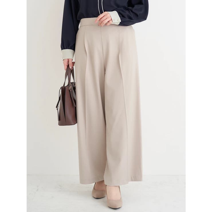 【ストレッチツイル】ワイドパンツ(セットアップ可) | Re-J＆SUPURE | 詳細画像34 