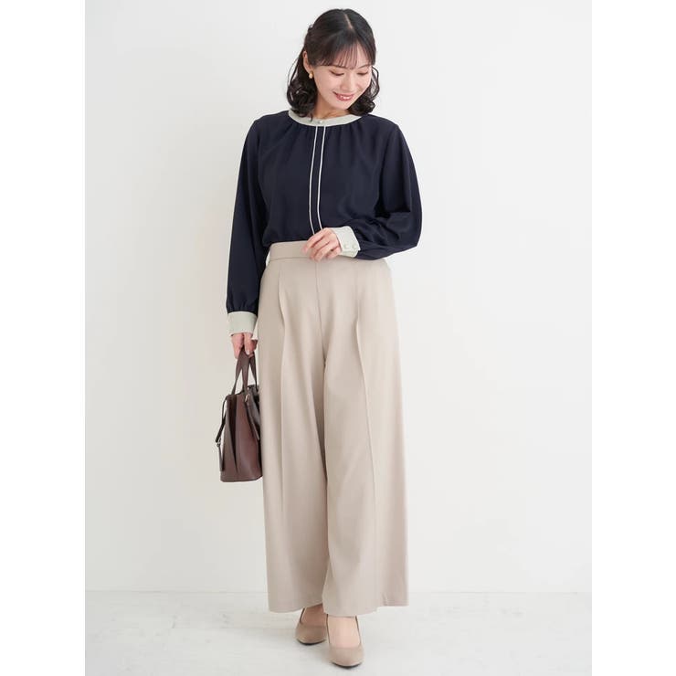 【ストレッチツイル】ワイドパンツ(セットアップ可) | Re-J＆SUPURE | 詳細画像37 