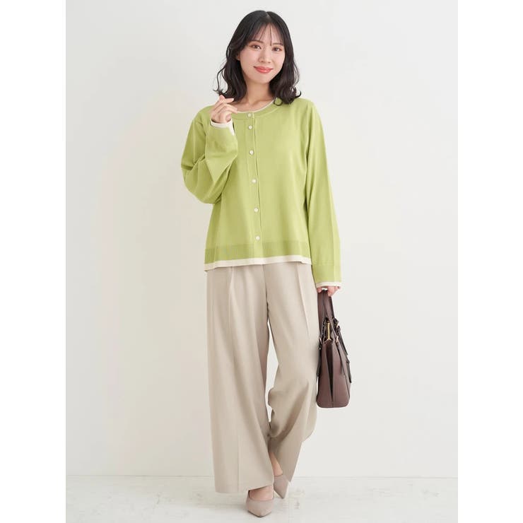 【ストレッチツイル】ワイドパンツ(セットアップ可) | Re-J＆SUPURE | 詳細画像43 