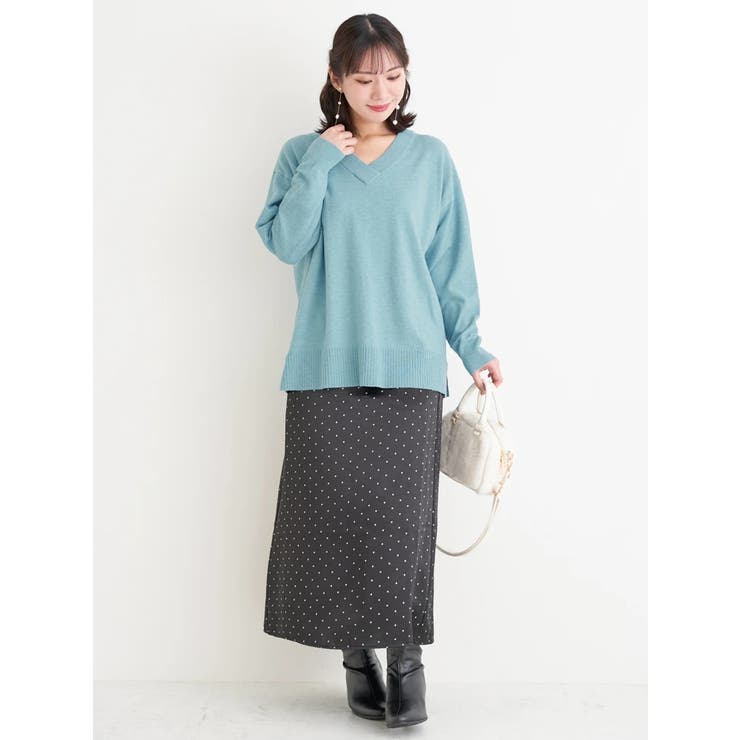 【WEB限定】サテンドットAラインスカート | Re-J＆SUPURE | 詳細画像30 