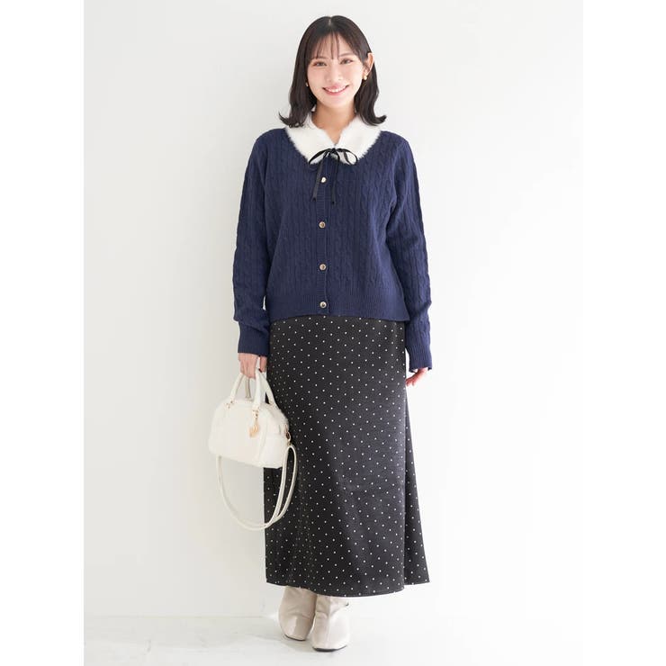 【WEB限定】サテンドットAラインスカート | Re-J＆SUPURE | 詳細画像33 