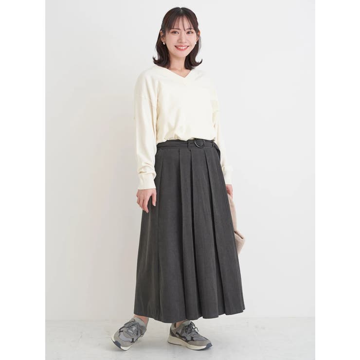 ベルト付きコーデュロイスカート | Re-J＆SUPURE | 詳細画像31 