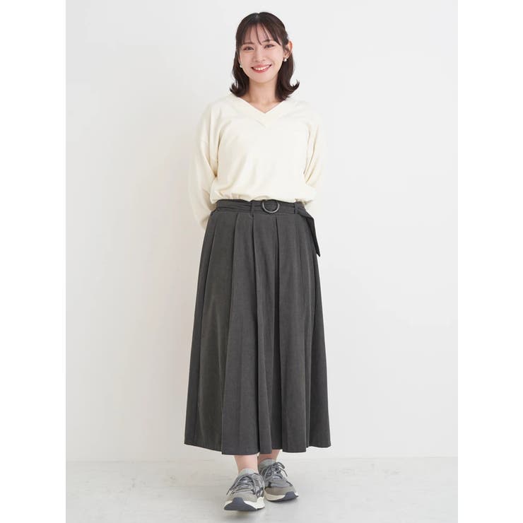 ベルト付きコーデュロイスカート | Re-J＆SUPURE | 詳細画像32 