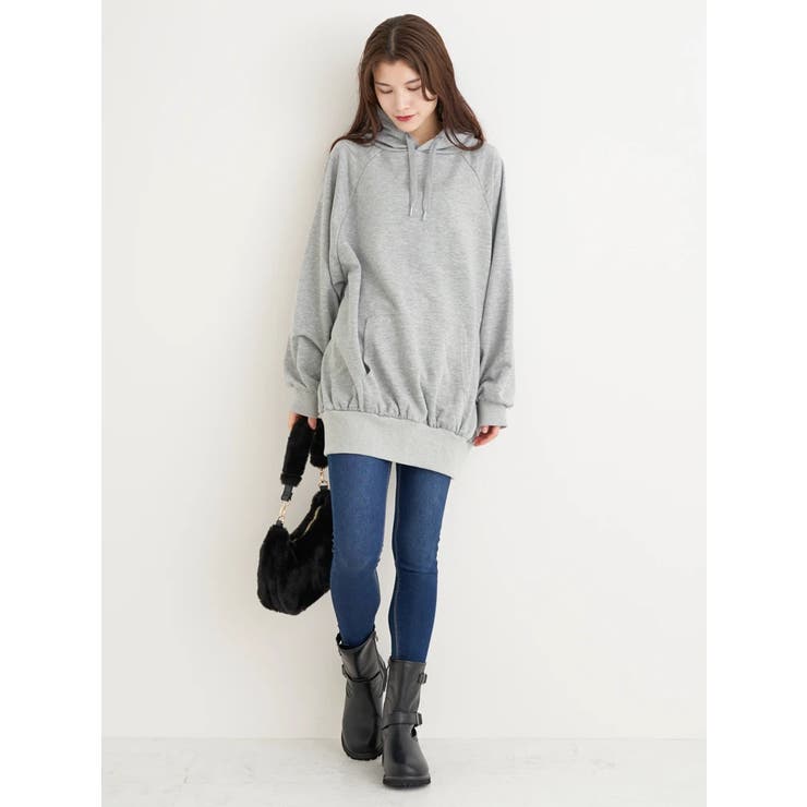 オーバーサイズ裏毛プルパーカー | Re-J＆SUPURE | 詳細画像16 