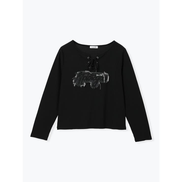 ロゴ刺繍ワッペン付きレースアップトップス | Re-J＆SUPURE | 詳細画像27 