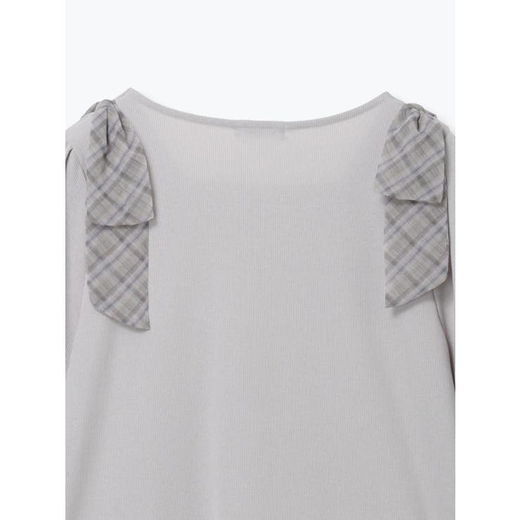 チェック柄ショルダーリボントップス | Re-J＆SUPURE | 詳細画像28 