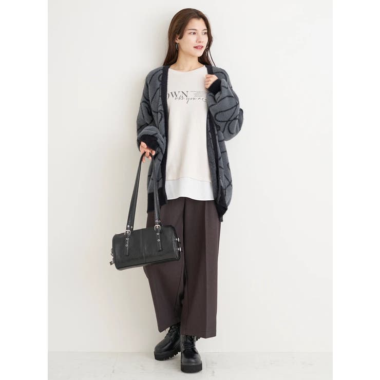 ラインジャガードフェザーニットカーディガン | Re-J＆SUPURE | 詳細画像14 