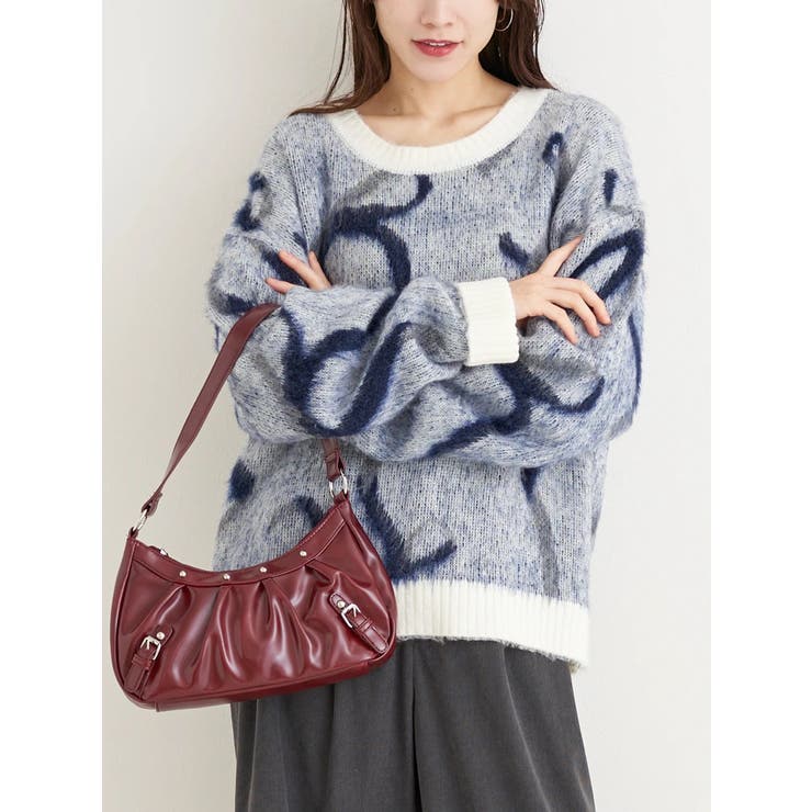 リボンジャガードフェザーニットトップス | Re-J＆SUPURE | 詳細画像23 