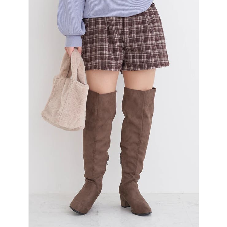 起毛チェック柄ショートパンツ | Re-J＆SUPURE | 詳細画像2 