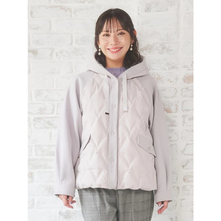 ウール切り替えフードダウンジャケット | Re-J＆SUPURE | 詳細画像3 