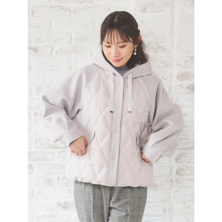 ウール切り替えフードダウンジャケット | Re-J＆SUPURE | 詳細画像4 