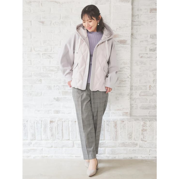 ウール切り替えフードダウンジャケット | Re-J＆SUPURE | 詳細画像8 