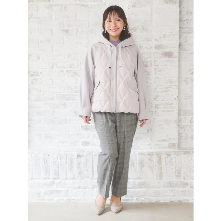 ウール切り替えフードダウンジャケット | Re-J＆SUPURE | 詳細画像9 