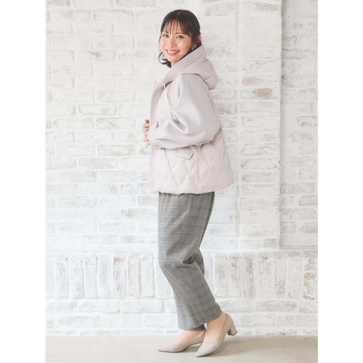 ウール切り替えフードダウンジャケット | Re-J＆SUPURE | 詳細画像10 