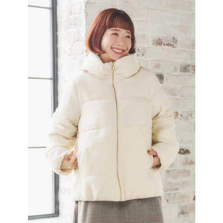 クラシカルツイードダウンジャケット | Re-J＆SUPURE | 詳細画像3 