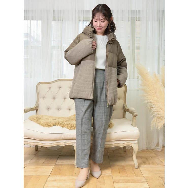 クラシカルツイードダウンジャケット | Re-J＆SUPURE | 詳細画像18 