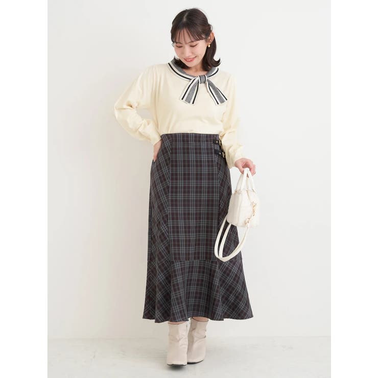 襟リボンニットトップス | Re-J＆SUPURE | 詳細画像7 