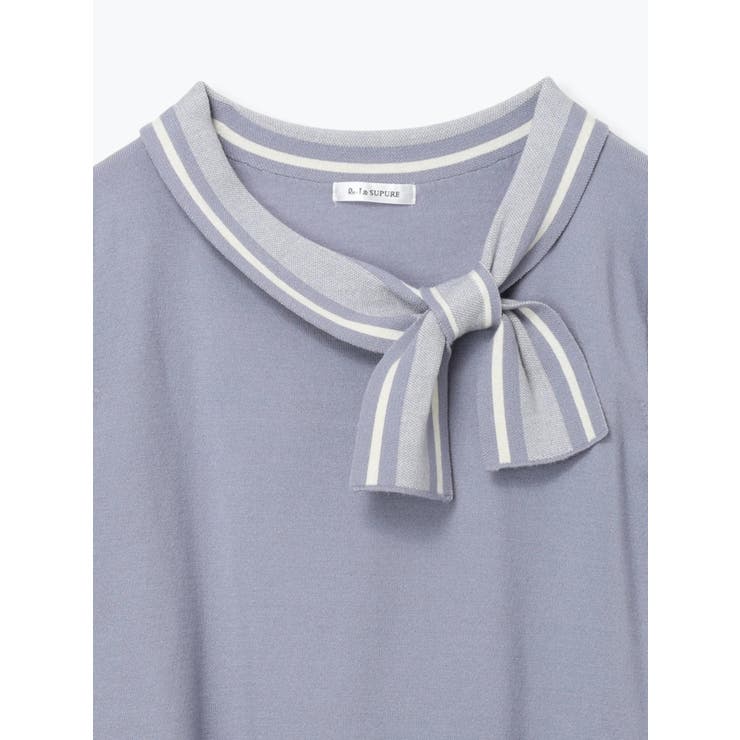 襟リボンニットトップス | Re-J＆SUPURE | 詳細画像30 