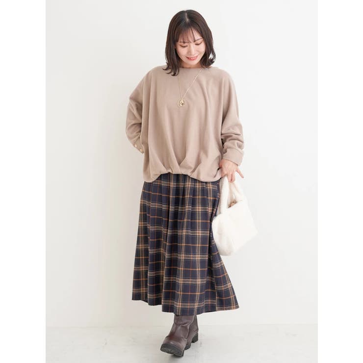 アクセサリー付き裾タックドルマンプルオーバー | Re-J＆SUPURE | 詳細画像7 