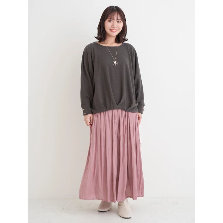 アクセサリー付き裾タックドルマンプルオーバー | Re-J＆SUPURE | 詳細画像19 