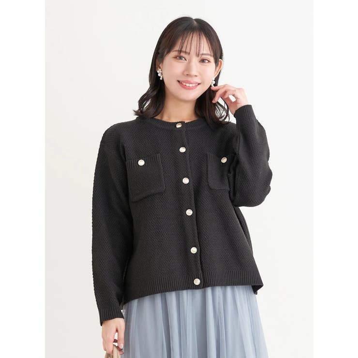 クルーネックカノコラメニットカーディガン | Re-J＆SUPURE | 詳細画像16 