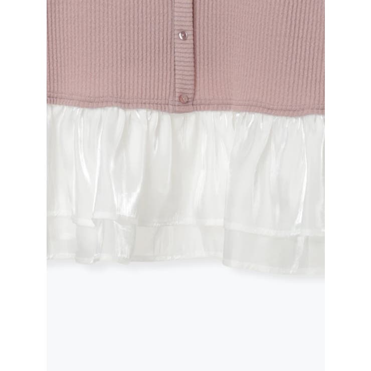 【Komachiコラボ】裾フリルリブカーデ風トップス | Re-J＆SUPURE | 詳細画像34 