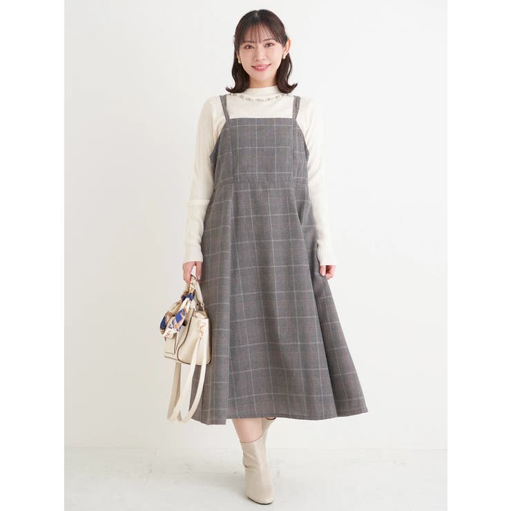 [SET]チェック柄フードブルゾン×キャミワンピース | Re-J＆SUPURE | 詳細画像21 