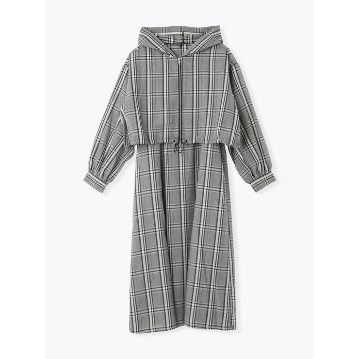 [SET]チェック柄フードブルゾン×キャミワンピース | Re-J＆SUPURE | 詳細画像27 