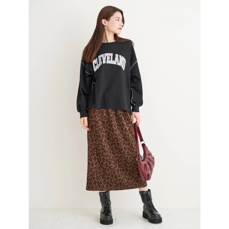 配色ステッチロゴプリントプルオーバー | Re-J＆SUPURE | 詳細画像14 