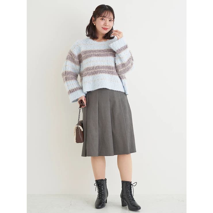 【Komachiコラボ】膝丈プリーツスカート | Re-J＆SUPURE | 詳細画像10 