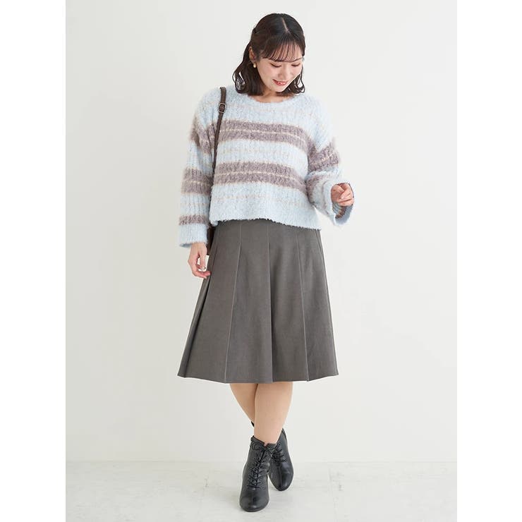 【Komachiコラボ】膝丈プリーツスカート | Re-J＆SUPURE | 詳細画像11 